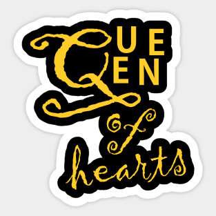 queen of hearts Sticker